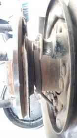 loose ring in rear axle assembly