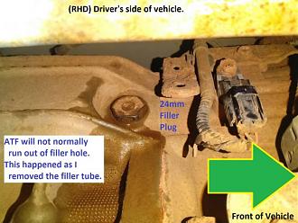 Click image for larger version

Name:	AC60F Prado 6-speed ATF Filler Plug LR.jpg
Views:	5044
Size:	58.8 KB
ID:	769519
