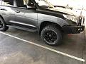 Thinking I should of gone white walls in.... oh well... 

Plenty of clearance though, that�s 275/70R17 on a 17X8 ET13......