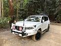 Found out that the ARB summit bar cant have the front side rails and steps put on secondary to the different suspension on the Kakadu