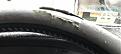 Hole in steering wheel trim