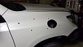 Holes drilled/sawed