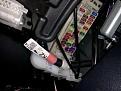 Fuse box with cover removed